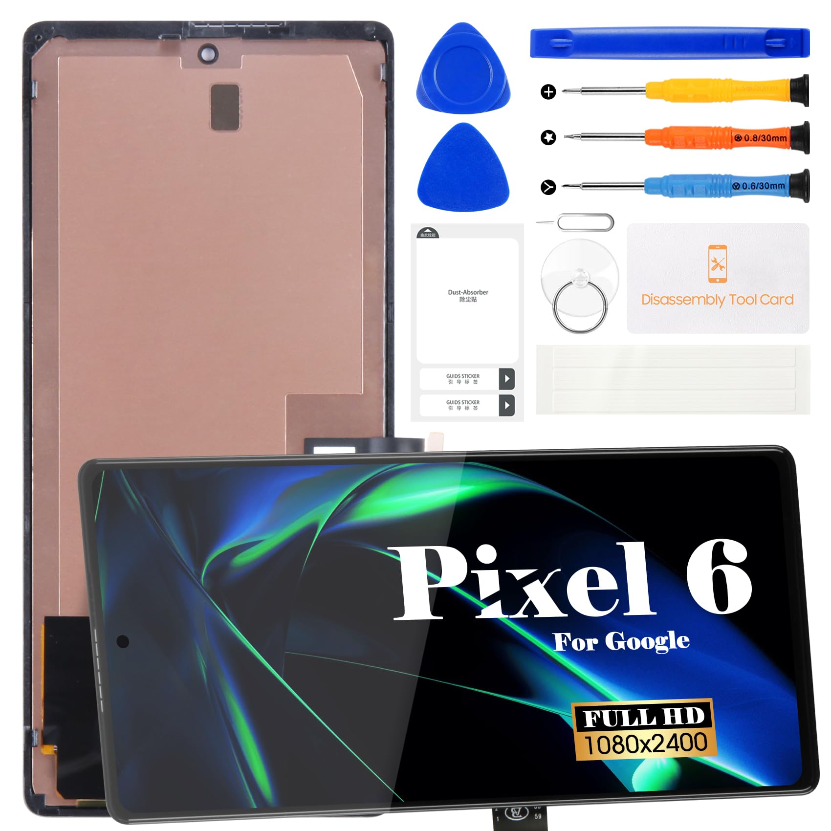 Amazon.com: OLED for Google Pixel 6 Screen Replacement for Google